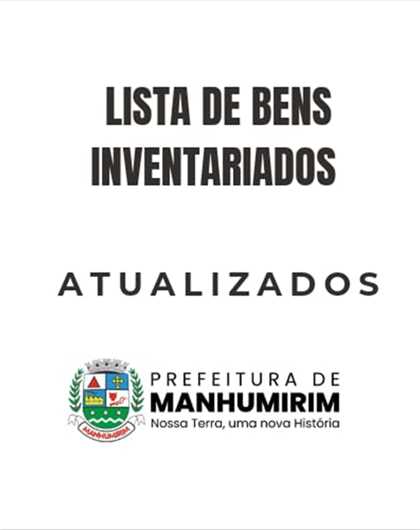 Lista de Bens Culturais Inventariados de Manhumirim.